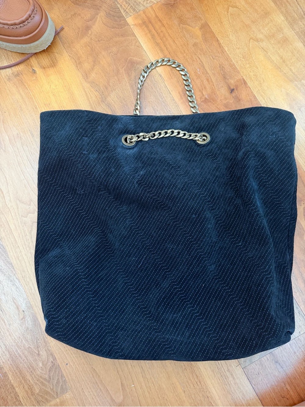 Lanvin Black Chain-Handle Tote Bag